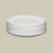 10" Round Sugarcane Bagasse Plate