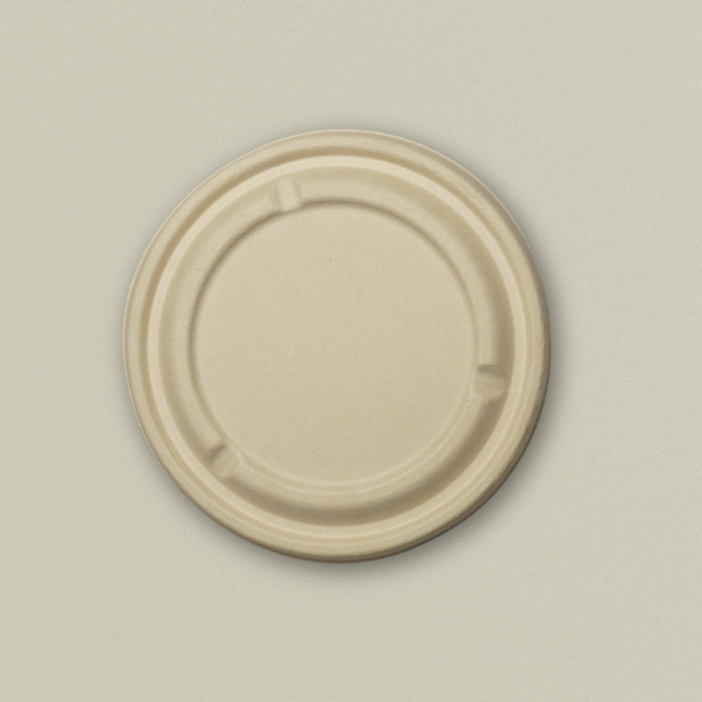 1250ml (42oz) Diamond Sugarcane Bagasse Container with Lid