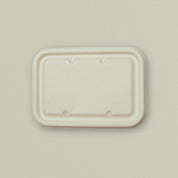 1300ml (44oz) U-Shape Sugarcane Bagasse Container with Lid