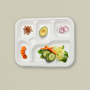 5cp Premium Sugarcane Bagasse Meal Tray