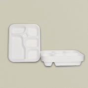 5cp Premium Sugarcane Bagasse Meal Tray