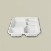 5cp Regular Sugarcane Bagasse Meal Tray