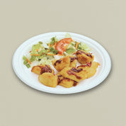 11" Round Sugarcane Bagasse Plate - Heavy Duty