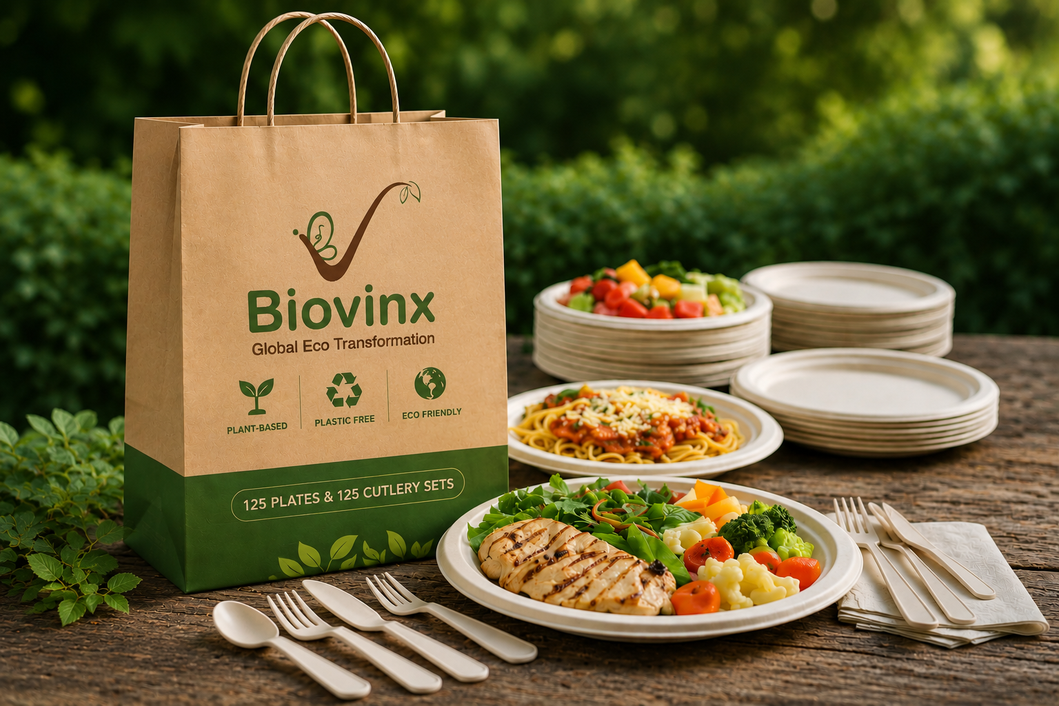 Compostable Plates and Cutlery: A Sustainable Food Solution